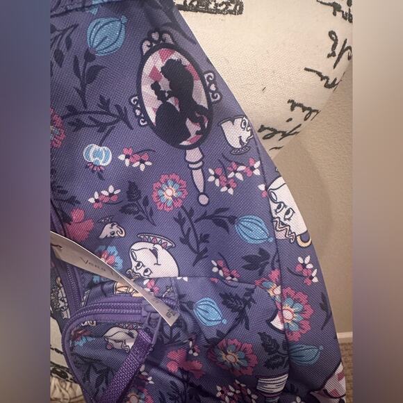 NWT Disney Vera Bradley Beauty & The Beast Friends Crossbody Mini Sling bag - Picture 3 of 10